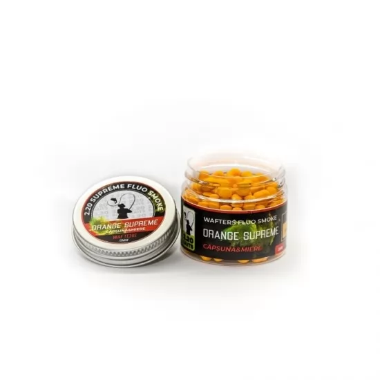 Wafter 2.20 Baits - Orange Supreme Fluo Smoke Miere Capsuna 6mm Wafter 2.20 Baits - Orange Supreme Fluo Smoke Miere Capsuna 6mm