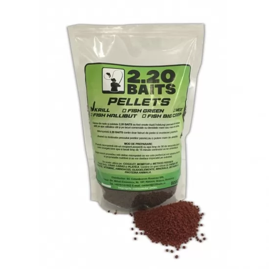 Pelete 2.20 Baits - Krill 2mm 800g Pelete 2.20 Baits - Krill 2mm 800g