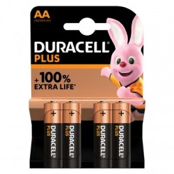 Baterii DuraCell - AA R6, blister 4 Buc