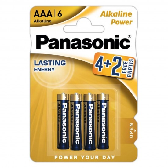 Baterii Panasonic - AAA R3, blister 6 Buc