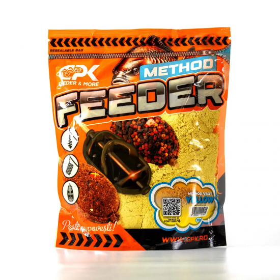 Nada CPK - GROUNDBAIT METHOD FEEDER YELLOW SWEETCORN 900g