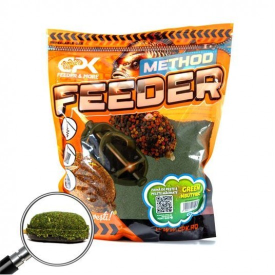 Nada CPK - Groundbait Method Feeder FAINA DE PESTE si PELETE MACINATE Nbutyric 900g
