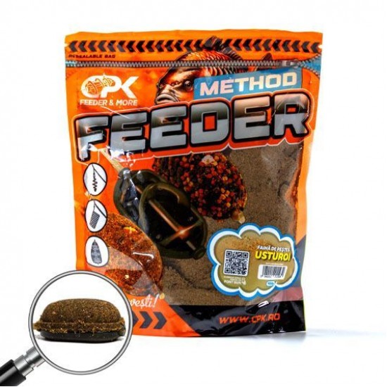 Nada CPK - Groundbait Method Feeder Faina de peste si usturoi 900gr