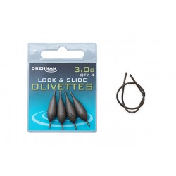 Plumb Oliveta Drennan - Lock & Slide Olivette 3g Plumb Oliveta Drennan - Lock & Slide Olivette 3g
