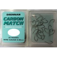 Carlig Drennan Carbon Match Nr.18 25buc
