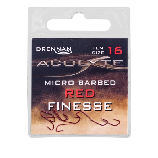 Carlige Drennan - Acolyte Red Finesse Nr. 16