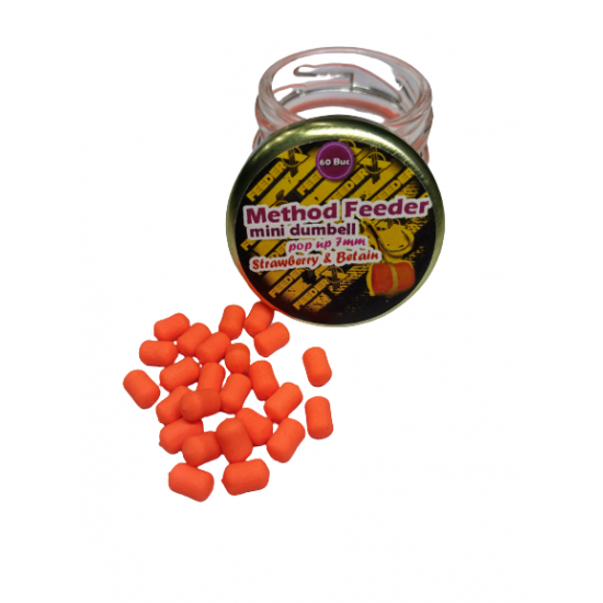 Pop-up FeederX - Method Feeder Mini Dumbell Krill si Amino Portocaliu