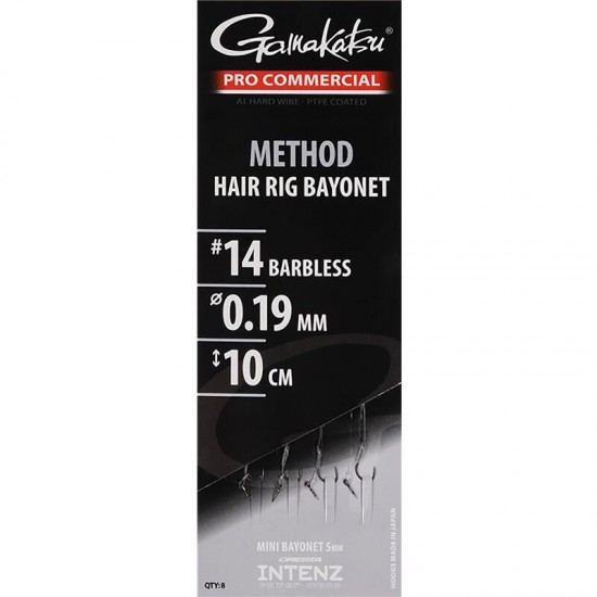 Carlige Legate Gamakatsu - Method Hair Rig Band Mono Nr. 16 Barbless Carlige Legate Gamakatsu - Method Hair Rig Band Mono Nr. 16 Barbless