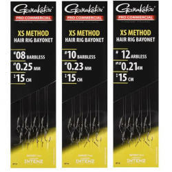 Carlige Legate Gamakatsu - XS Method Hair Rig Bayonet Mono Nr. 10 Barbless Carlige Legate Gamakatsu - XS Method Hair Rig Bayonet Mono Nr. 10 Barbless