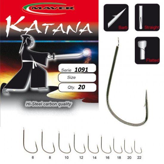 Carlige Maver - Katana 1091 Bronz Nr.14 Carlige Maver - Katana 1091 Bronz Nr.14