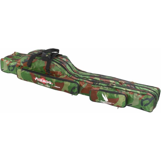 Husa Feeder Mikado - Camuflaj 3 comportimente 140cm