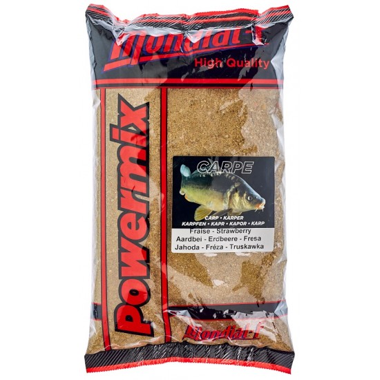 Nada Mondial F - Powermix Carp Strawberry (capsuni) 1kg