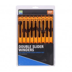 Set Plioare Preston - Double Slider Winders 26cm Orange