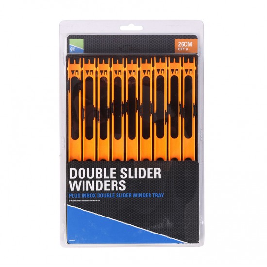 Set Plioare Preston - Double Slider Winders 26cm Orange