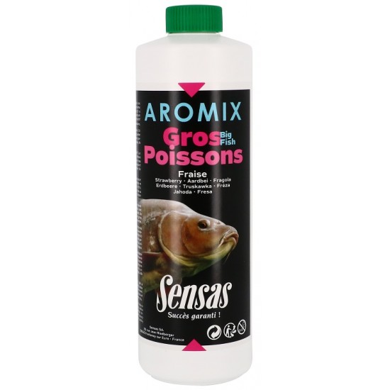 Sensas Aromix - Aditiv Lichid Capsuni 500ml Sensas Aromix - Aditiv Lichid Capsuni 500ml