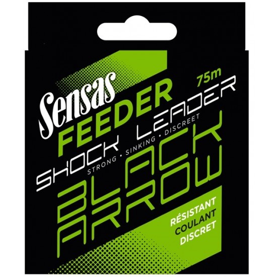 Fir Inaintas Sensas - Shock Leader Feeder Black Arrow 0.27mm 75m