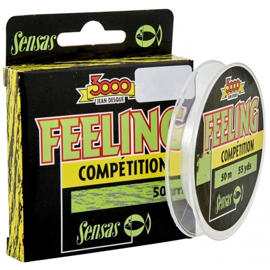 Fir Monofilament Sensas - Feeling Competition 0.08mm 50m Fir Monofilament Sensas - Feeling Competition 0.08mm 50m