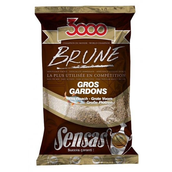 Nada Sensas - 3000 Big Roach Brown 1kg Nada Sensas - 3000 Big Roach Brown 1kg