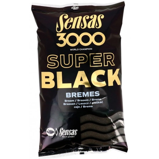 Nada Sensas - 3000 Super Black Bremes 1kg Nada Sensas - 3000 Super Black Bremes 1kg