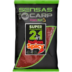 Sensas - Pasta Super Groundpaste 2in1 Indian Spicy 1kg