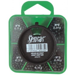 Set Plumbi Sensas - Green 5 Sizes 7-2