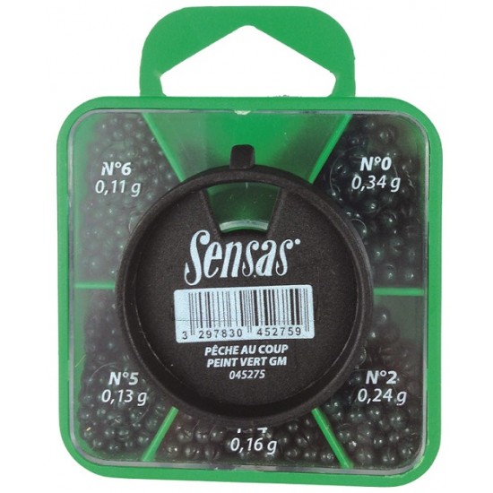 Set Plumbi Sensas - Green 5 Sizes 7-2