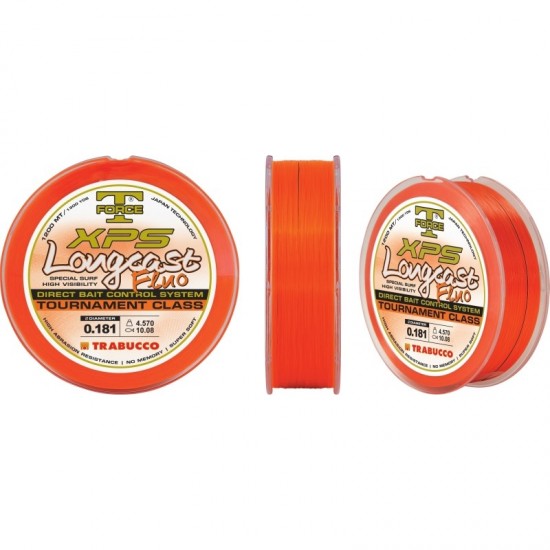 Fir Monofilament Fluo Trabucco - T- Force XPS Long Cast Fluo 0.28mm 1200m