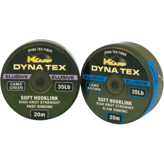 Fir textil K-Karp Dynatex Elusive Fast Sinking 15 lb Camo Green