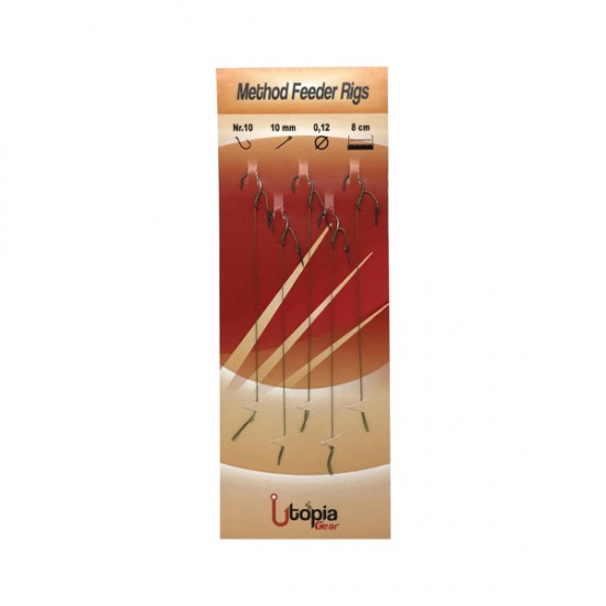 Utopia Gear Carlige legate Method Feeder Bait Sting Nr.10 Utopia Gear Carlige legate Method Feeder Bait Sting Nr.10