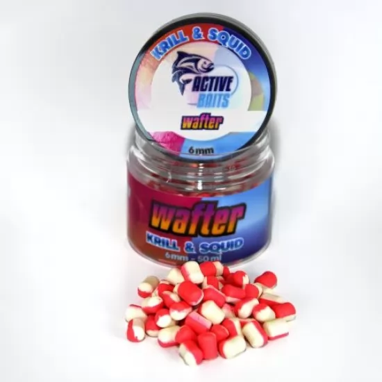 Wafter Active Baits - Premium Wafter Critic Echilibrat Krill & Squid 8mm Wafter Active Baits - Premium Wafter Critic Echilibrat Krill & Squid 8mm