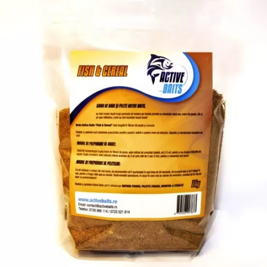 Nada Active Baits - Fish & Cereal 1kg Nada Active Baits - Fish & Cereal 1kg
