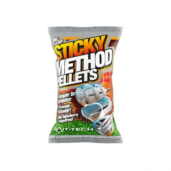 Pelete Bait-Tech - Sticky Method Micro Pellet Green Pelete Bait-Tech - Sticky Method Micro Pellet Green