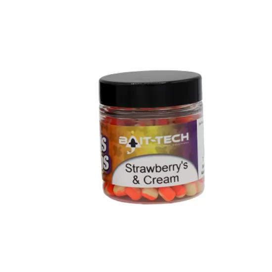 Wafter Bait-Tech - Criticals Duo Color Strawberry & Cream 5mm Wafter Bait-Tech - Criticals Duo Color Strawberry & Cream 5mm