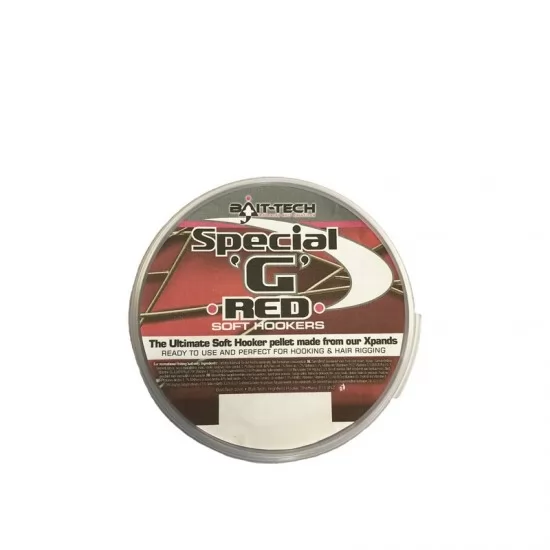 Pelete Moi Bait-Tech - Special G Red Soft Hook Pellets 6mm Pelete Moi Bait-Tech - Special G Red Soft Hook Pellets 6mm