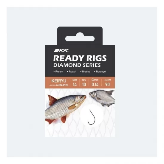 Carlige Legate BKK - Keiryu BN nr.14 / 0.10mm Carlige Legate BKK - Keiryu BN nr.14 / 0.10mm