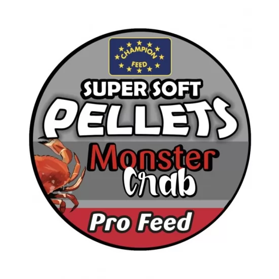 Pelete Moi Champion Feed - Pro Feed Super Soft Pellets Monster Crab 6mm Pelete Moi Champion Feed - Pro Feed Super Soft Pellets Monster Crab 6mm