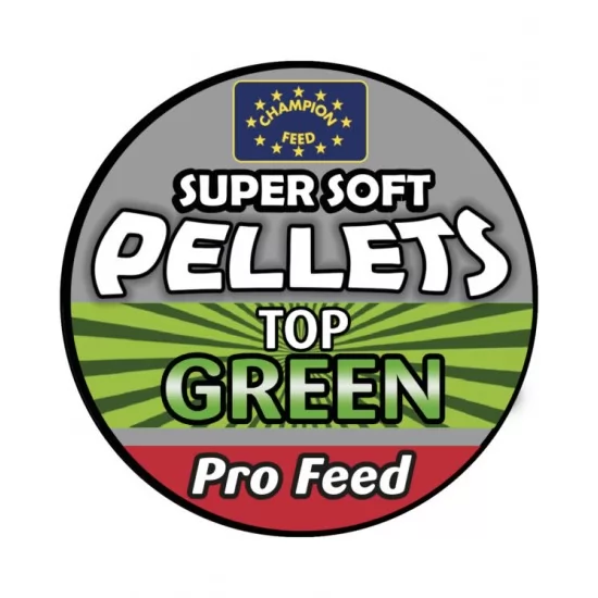 Pelete Moi Champion Feed - Pro Feed Super Soft Pellets Top Green 6mm Pelete Moi Champion Feed - Pro Feed Super Soft Pellets Top Green 6mm