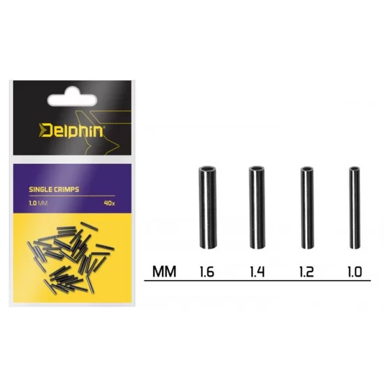 Bride Delphin - Single Crimps 1.0mm Bride Delphin - Single Crimps 1.0mm