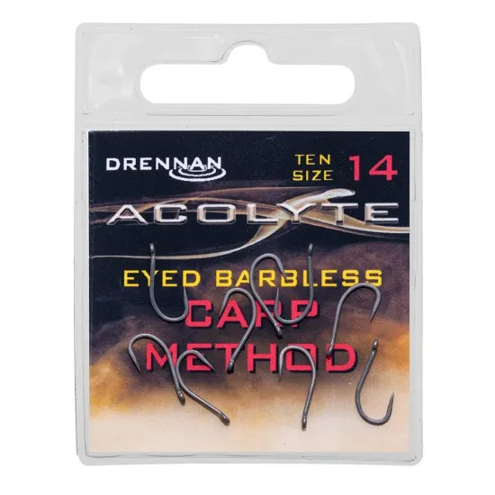 Carlige Drennan - Acolyte Carp Method Barbless Nr. 14 Carlige Drennan - Acolyte Carp Method Barbless Nr. 14