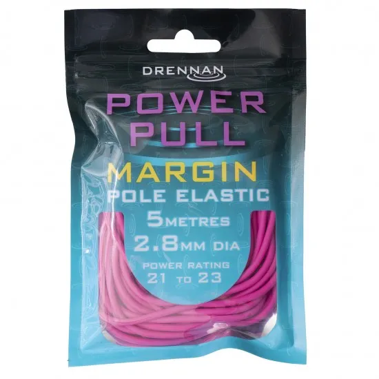 Elastic Rubeziana Drennan - Power Pull Margin Elastic 2.8mm Pink 5m
