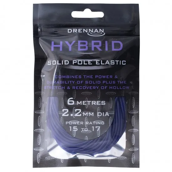 Elastic Rubeziana Drennan - Hybrid Elastic 2.2mm Purple 6m Elastic Rubeziana Drennan - Hybrid Elastic 2.2mm Purple 6m