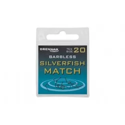 Carlige Drennan - Silverfish Match Barbless Nr. 20