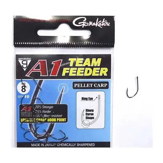 Carlig Gamakatsu A1 Team Feeder Pellet Nr.10 Carlig Gamakatsu A1 Team Feeder Pellet Nr.10