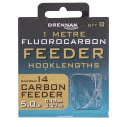 Drennan - Carlige Legate Fluoro Carbon Feeder Nr. 14