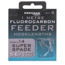 Drennan - Carlige Legate Fluoro Super Spade Nr. 14 Drennan - Carlige Legate Fluoro Super Spade Nr. 14