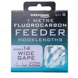Drennan - Carlige Legate Fluoro Wide Gape  Nr. 14 Drennan - Carlige Legate Fluoro Wide Gape  Nr. 14