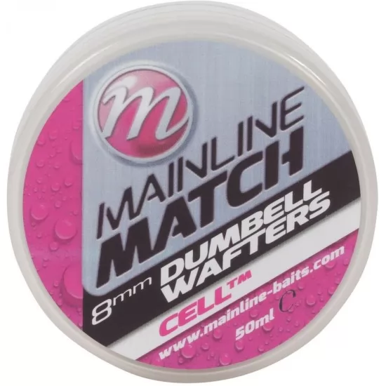 Wafter Mainline - Match Dumbell White Cell 8mm Wafter Mainline - Match Dumbell White Cell 8mm