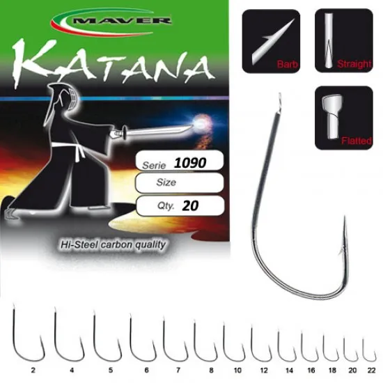 Carlige Maver - Katana 1090 Nichel Nr.12 Carlige Maver - Katana 1090 Nichel Nr.12