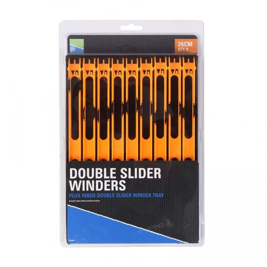 Set Plioare Preston - Double Slider Winders 26cm Orange