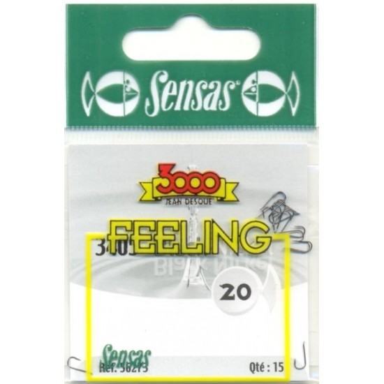  Carlig  Sensas Feeling 3405 Nr.18 Black